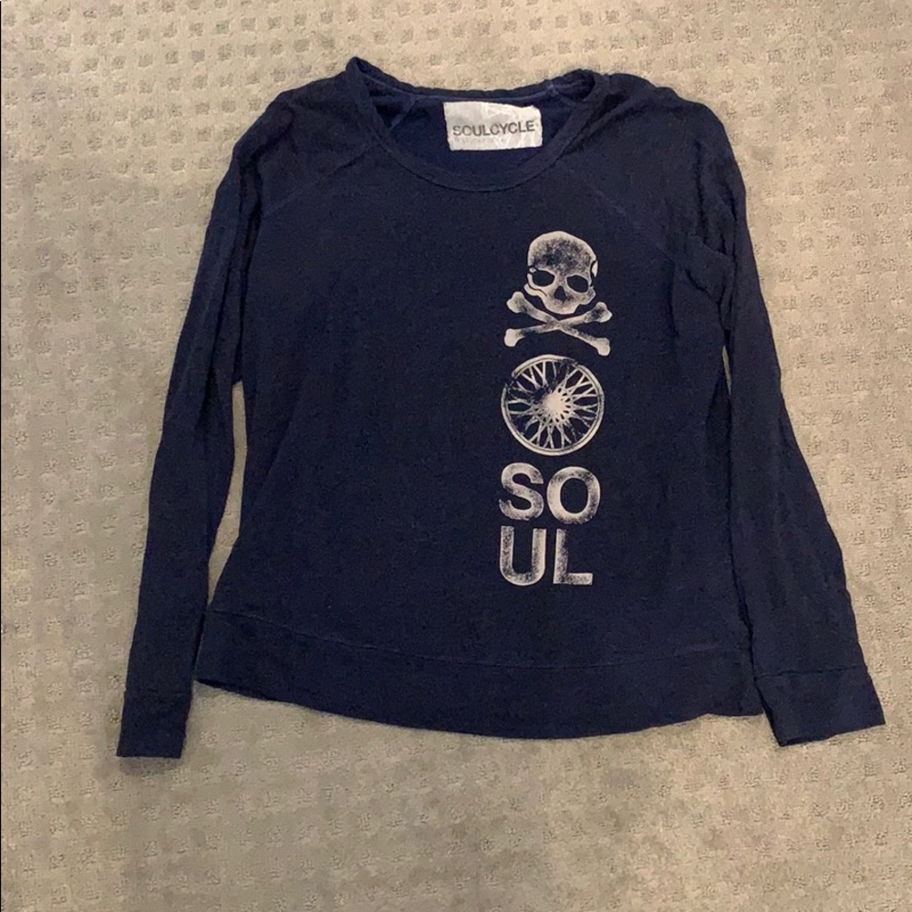 Navy soul cycle sweatshirt